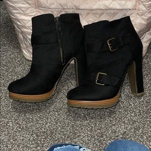 Massimo buckle booties